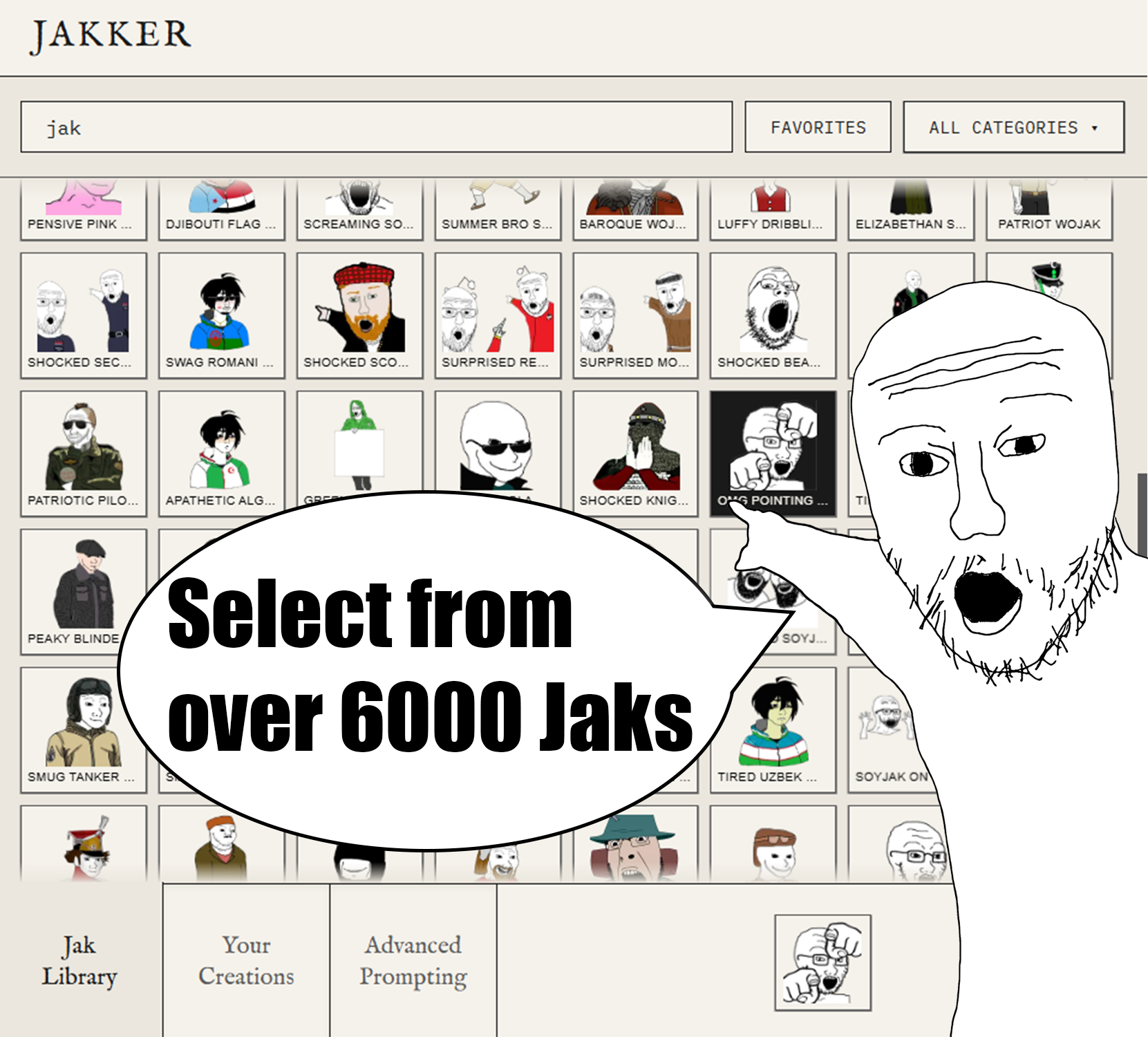 6000+ Jaks